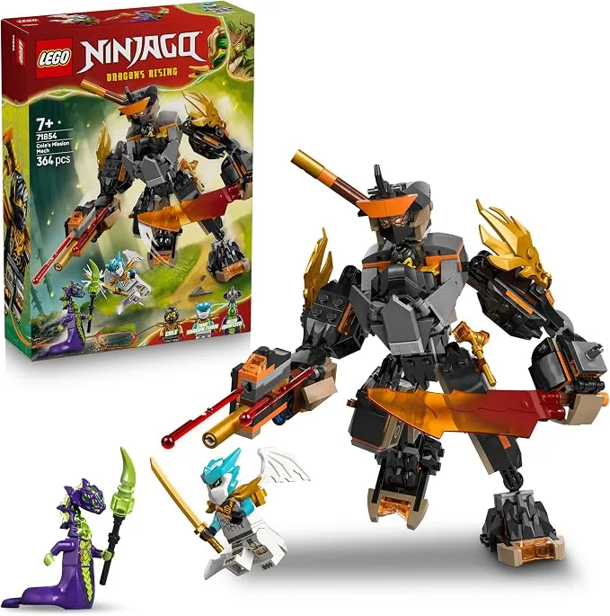 LEGO Ninjago - la Mission du Robot Cole et du Dragon Zane - 71854