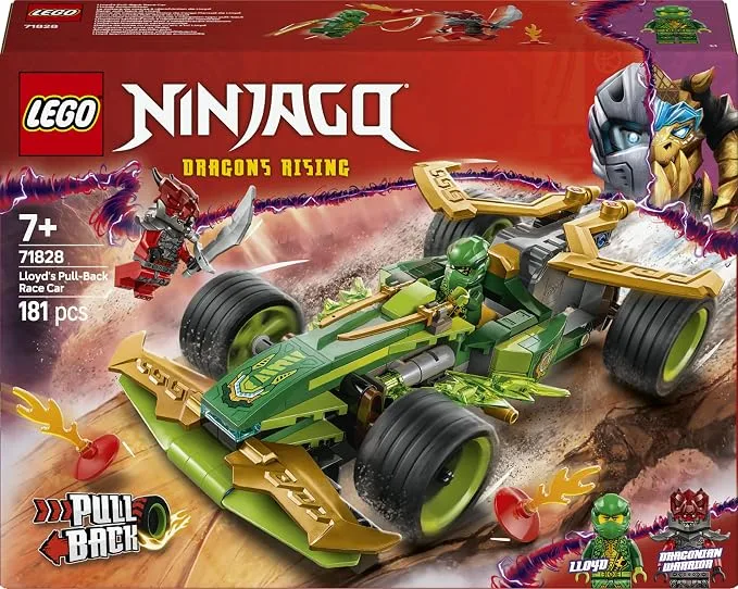 LEGO Ninjago - La Voiture de Course à Rétrofriction de Lloyd - 71828