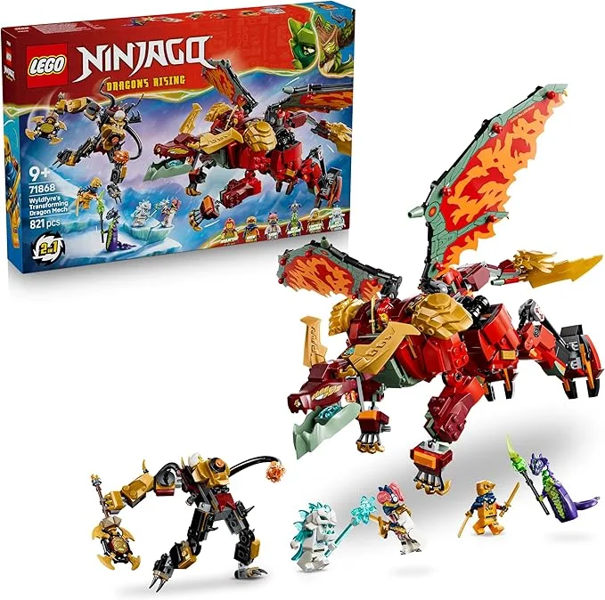 LEGO Ninjago - Le robot dragon transformable de Braséra - 71868