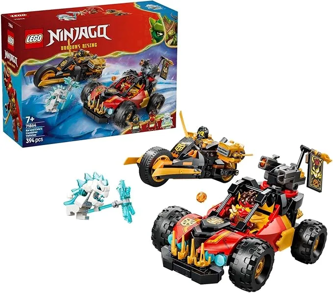 LEGO Ninjago - Les Véhicules combinables de Kai et Cole - 71864