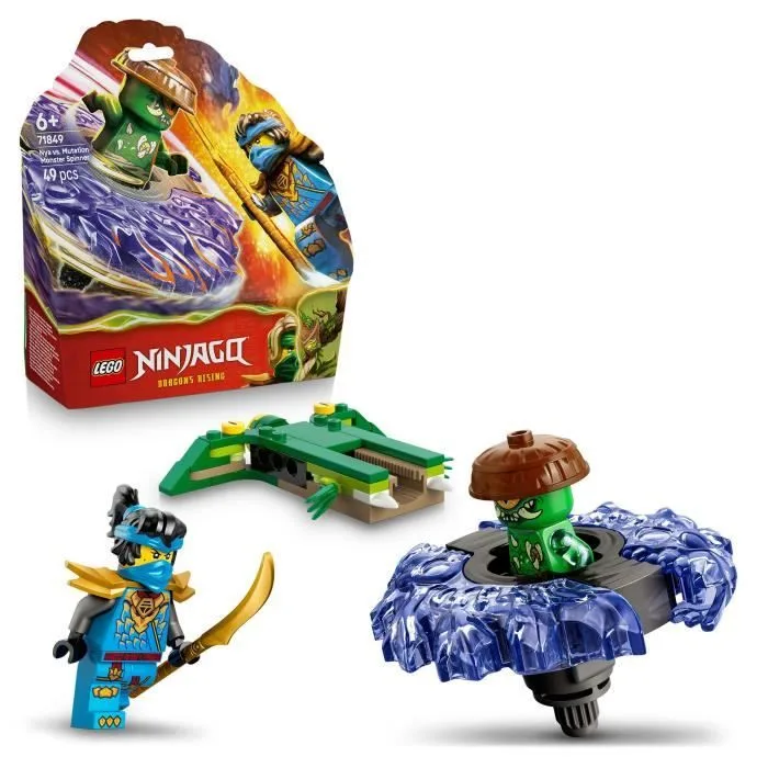 LEGO Ninjago - Nya Contre La Toupie du Monstre Mutant - 71849