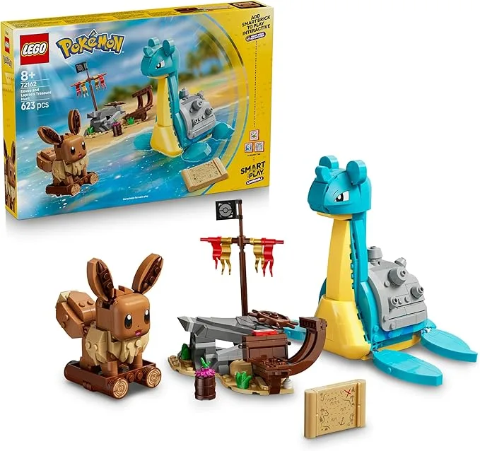 LEGO Pokémon - Smart Play Chasse au Trésor d'Évoli et Lokhlass - 72162