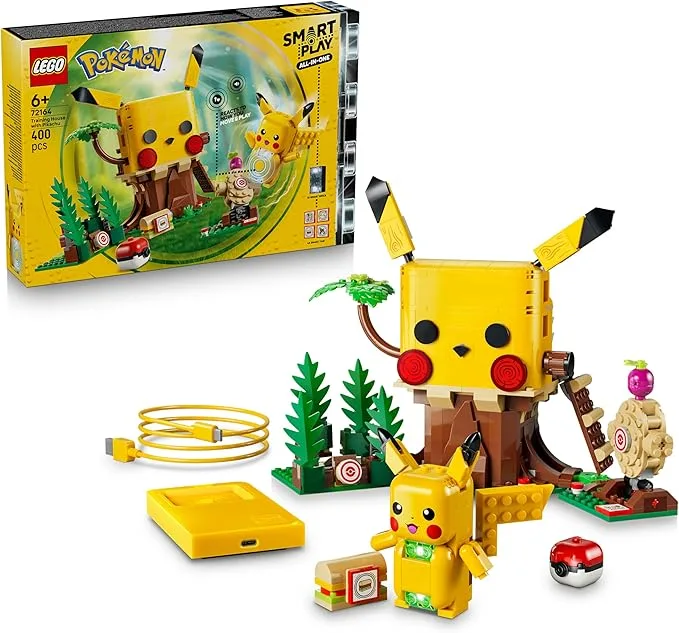 LEGO Pokémon - Smart Play Pokémon Pikachu et la cabane d’entraînement - 72164