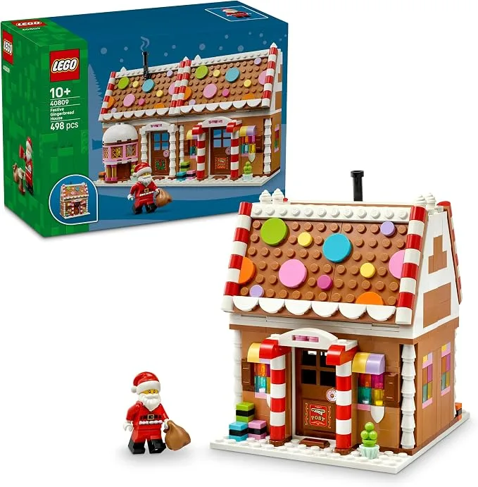 LEGO Saisonnier - Iconic La maison en Pain d'épices Festives - 40809