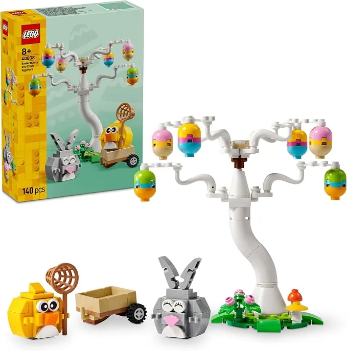 LEGO Saisonnier - Iconic Le lapin de Pâques et la chasse aux œufs - 40808