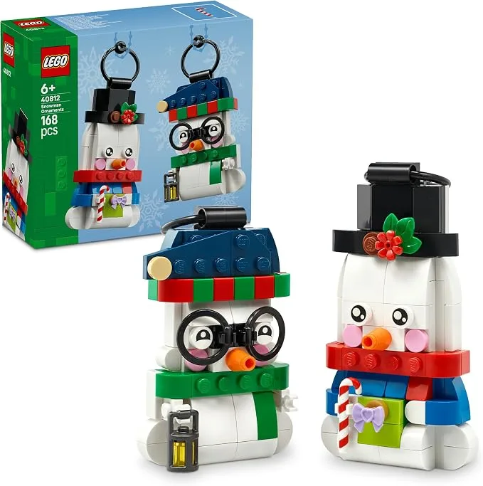 LEGO Saisonnier - Les Bonhommes de Neige Décoratifs - 40812