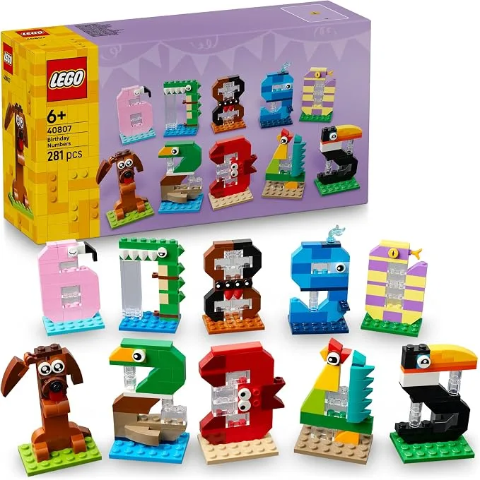 LEGO Saisonnier - Les chiffres d'anniversaire - 40807