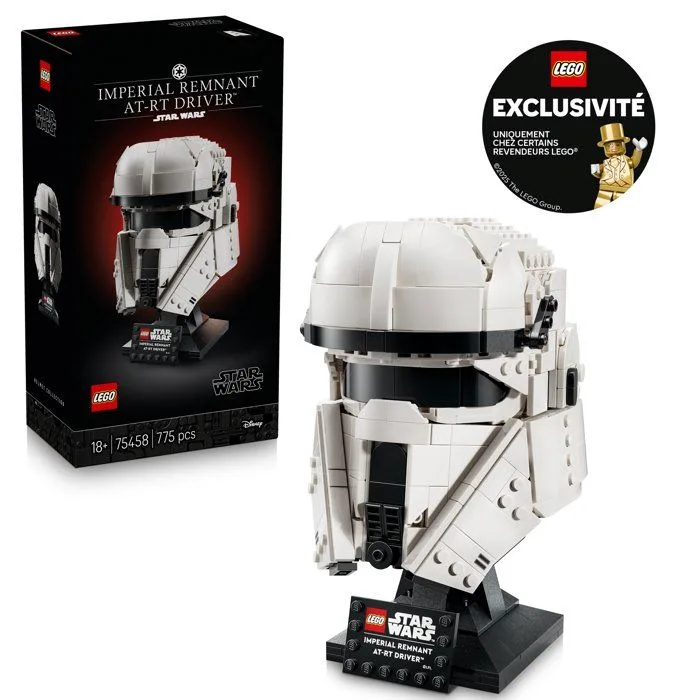 LEGO Star Wars - Le Casque de Pilote d’AT-RT des Vestiges de l'Empire - 75458