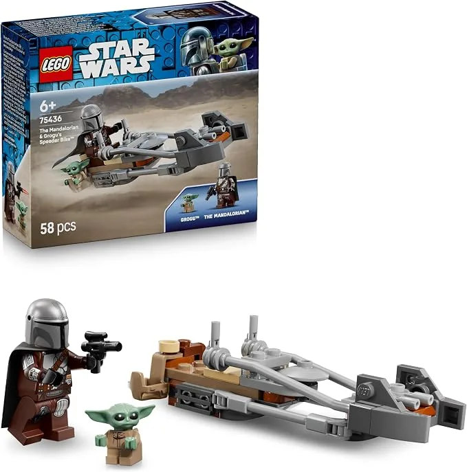 LEGO Star Wars - Le Speeder Bike du Mandalorien et Grogu - 75436