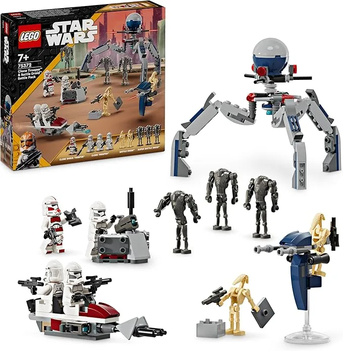 LEGO Star Wars - Pack de Combat des Clone Troopers et Droïdes de Combat - 75372