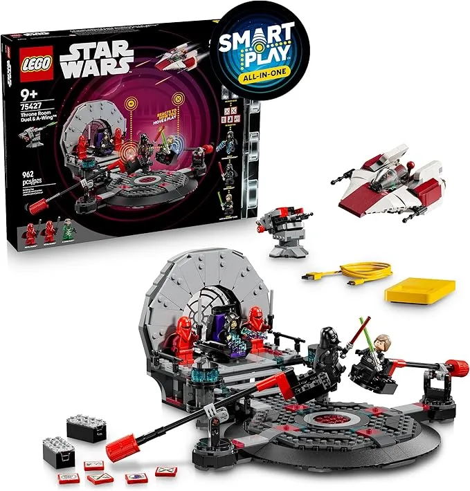 LEGO Star Wars - Smart Play: Duel dans la Salle du Trône et Chasseur A-Wing - 75427