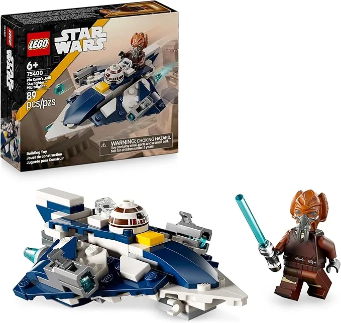 LEGO Star Wars - Smart Play Star Wars Microfighter Chasseur Jedi de Plo Koon - 75400