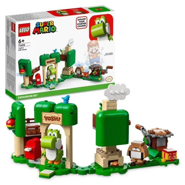 LEGO Super Mario – Ensemble d’Extension La Maison Cadeau de Yoshi – 71406