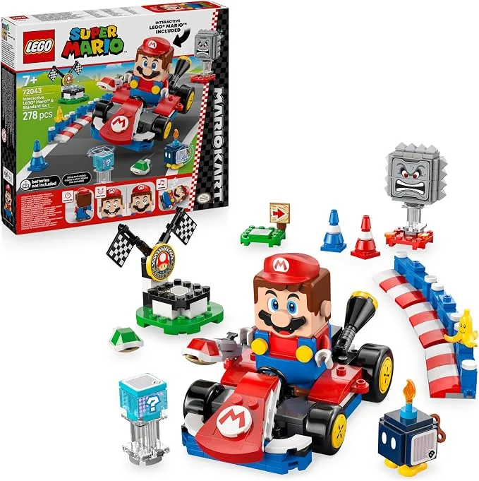 LEGO Super Mario - Mario Interactif et Kart Standard - 72043