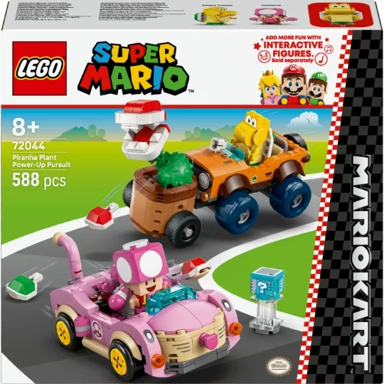 LEGO Super Mario - Mario Kart Course poursuite avec bonus Plante Piranha - 72044