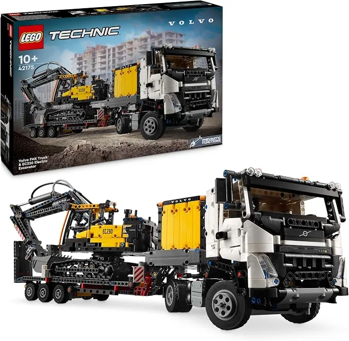 LEGO Technic - Camion Volvo FMX pelleteuse EC320 - 42175