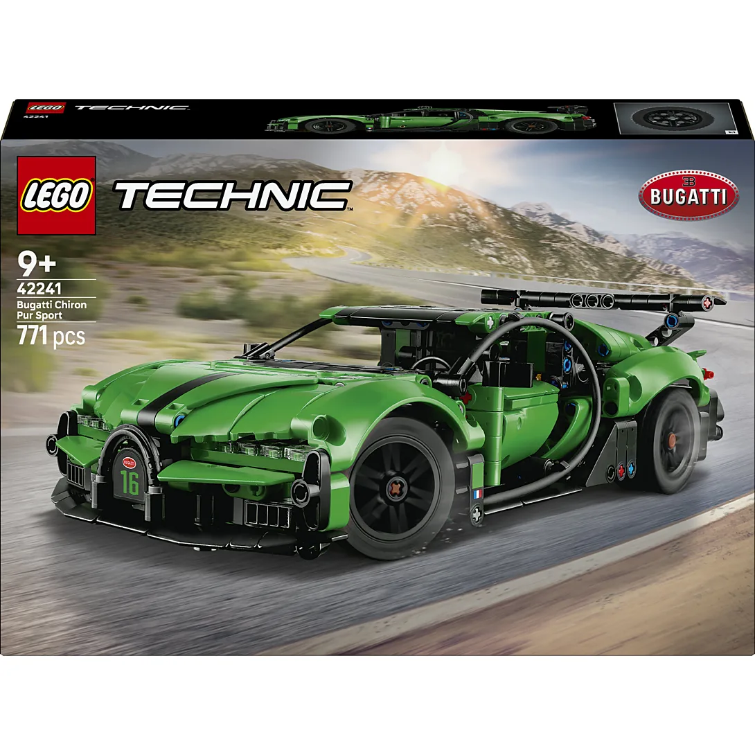 LEGO Technic - Hypercar Bugatti Chiron Pur Sport Verte - 42241