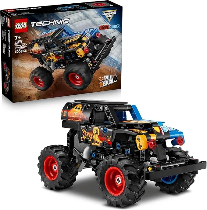 LEGO Technic - Monster Jam Grave Digger Feu et Glace - 42219