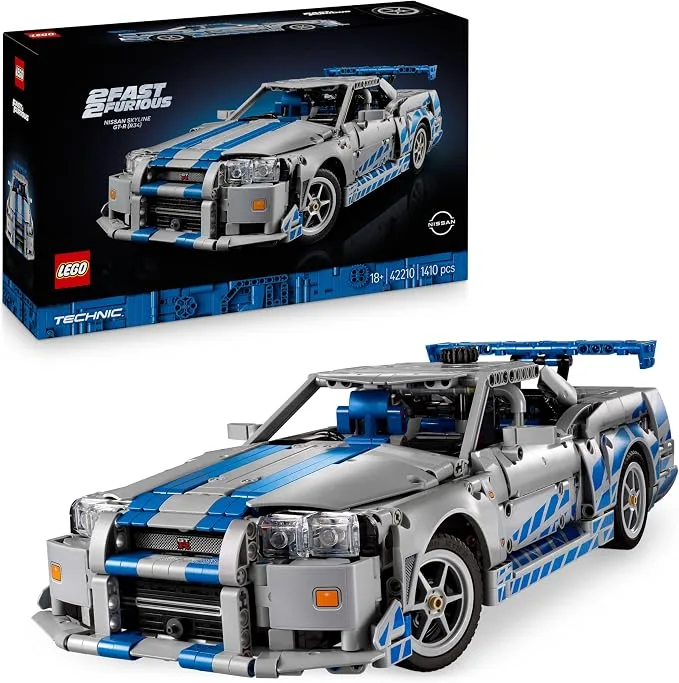 LEGO Technic - Speed Champions Voiture Nissan Skyline GT-R (R34) 2 Fast 2 Furious - 42210