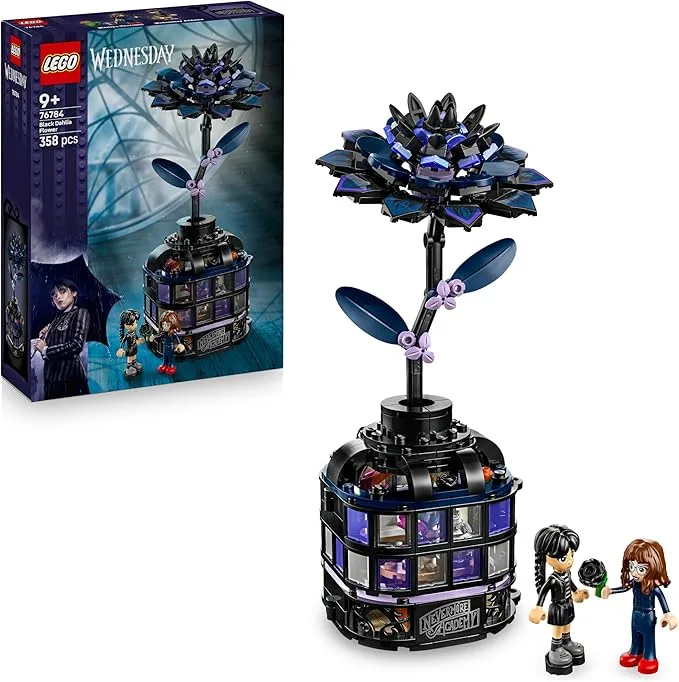 LEGO Wednesday - Le Dahlia Noir, Fleur Artificielle - 76784