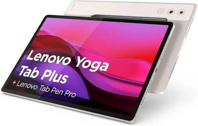 Lenovo Yoga Tab Plus Tablette Tactile 12.7″ 3K · 16 Go · 512 Go · Wi-Fi 7 · 144 Hz