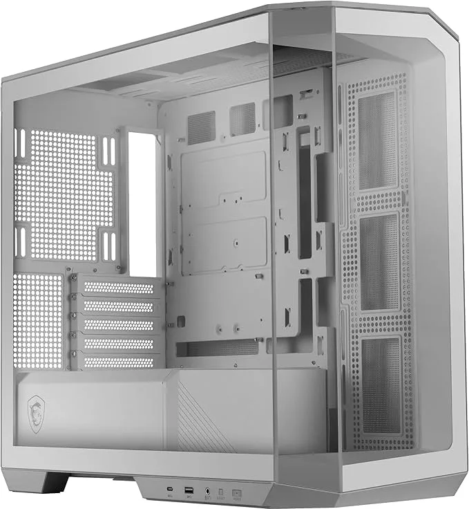 MSI MAG Pano M100L PZ WHITEe Boîtier PC Gaming Micro-ATX et Mini-ITX