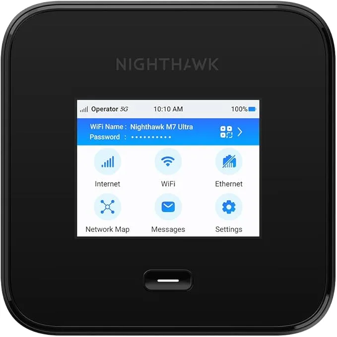 Netgear Nighthawk M7 Pro Routeur 5G, Wi-Fi 7, Jusqu&rsquo;à 5,8 Gbit/s