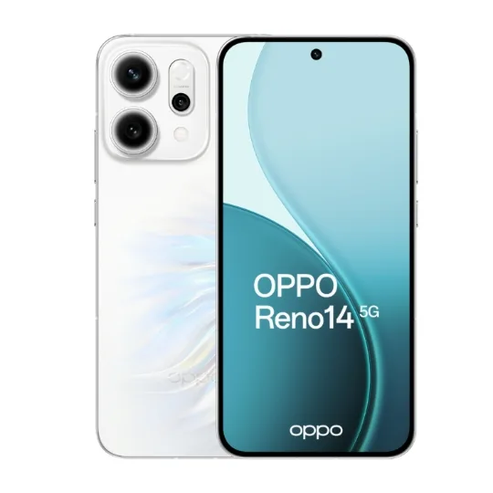 Oppo 14 5G Reno14 5G 16,7 cm (6.59") Double SIM Android 15 USB Type-C 12 Go 512 Go 6000 mAh Blanc
