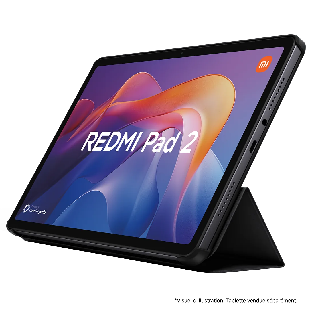 Pack Tablette Android Xiaomi Redmi Pad 2 128Go Wi-Fi Gris + Etui + stylet gris