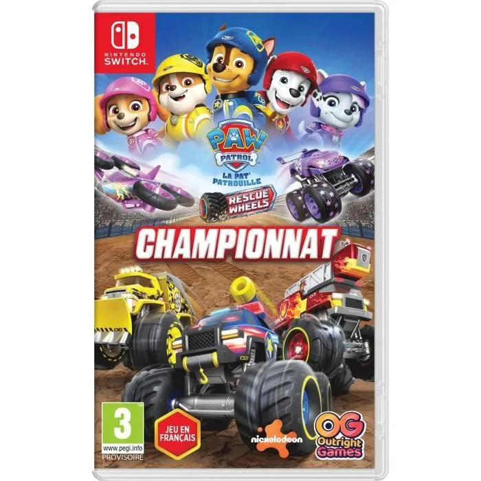 PAW Patrol: Rescue Wheels - Championnat - Nintendo Switch
