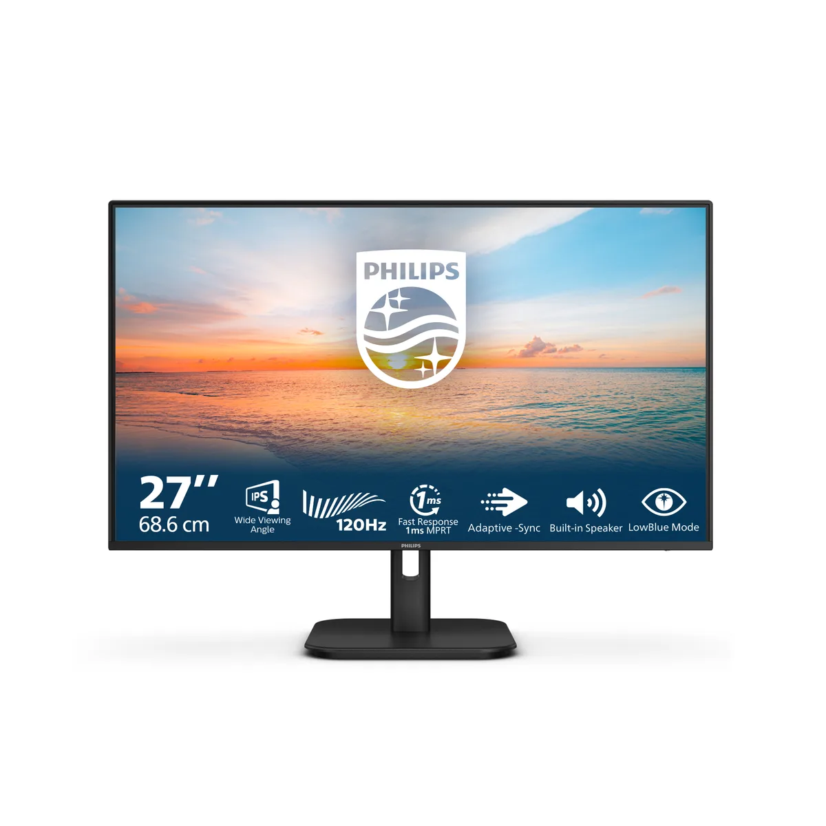 Philips 27E1N1200A/00 écran plat de PC 68,6 cm (27&Prime;) 1920 x 1080 pixels Full HD LCD Noir