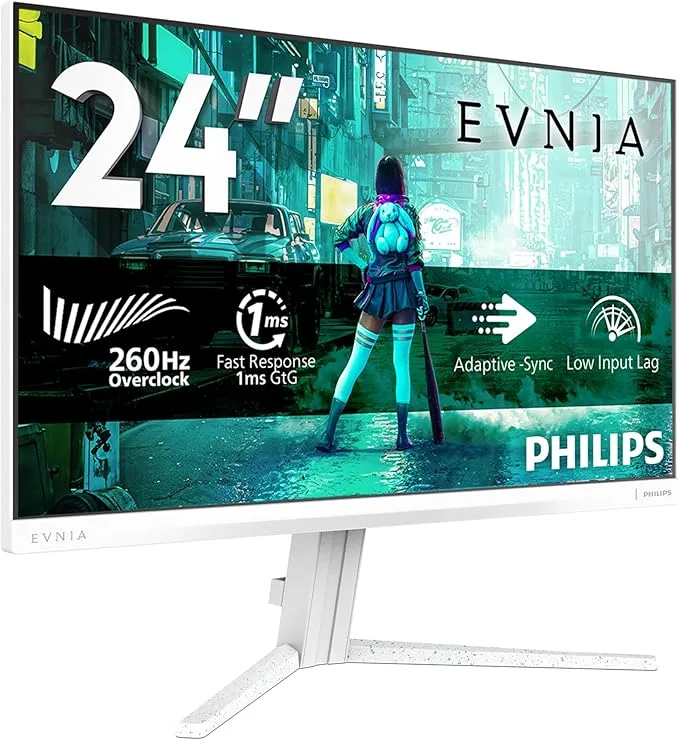 Philips Evnia 3000 24M2N3201PL/00 écran plat de PC 60,5 cm (23.8") 1920 x 1080 pixels Full HD LCD Blanc