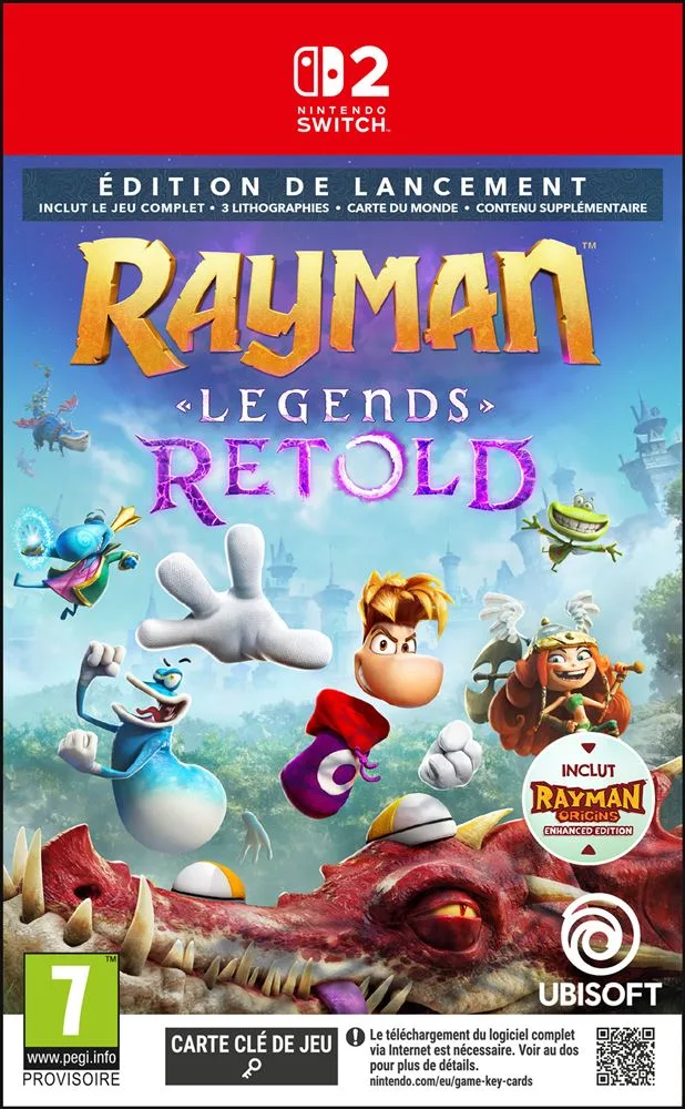 Rayman Legends Retold Launch Edition - Nintendo Switch 2