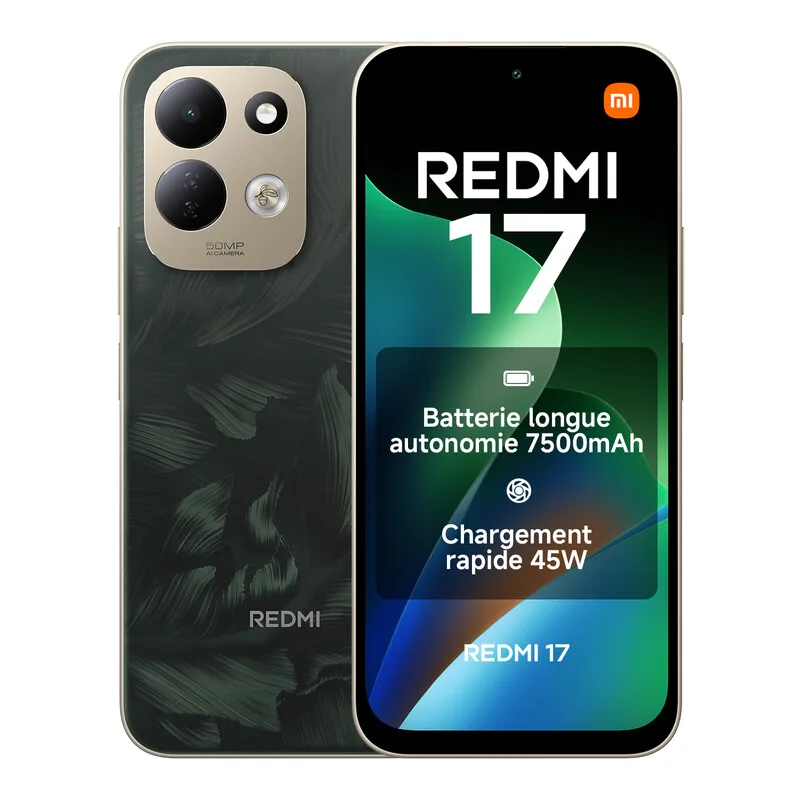 Redmi 17 Vert Chêne 4G RAM 256 G ROM