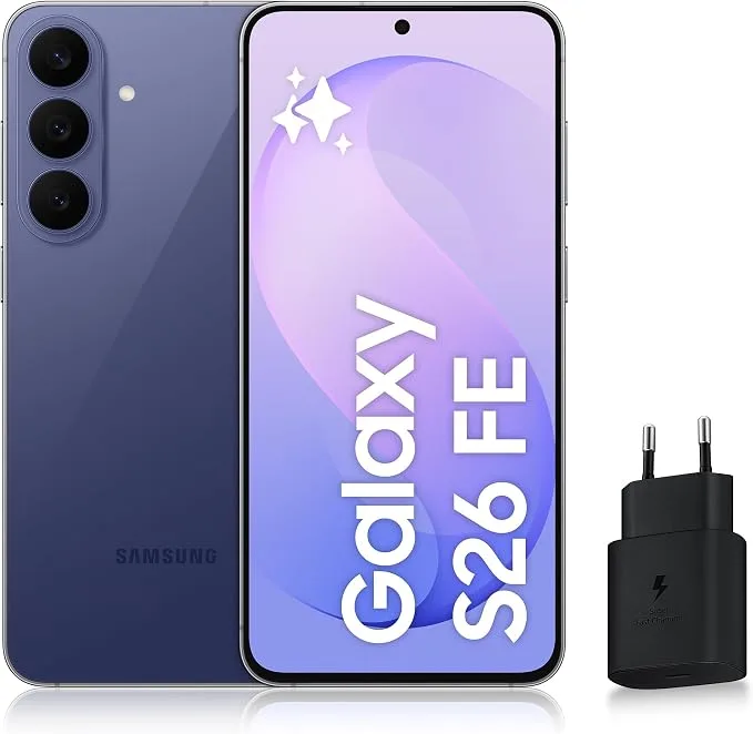 Samsung Galaxy S26 FE, 5G, Bleu, 256 Go RAM 8 Go