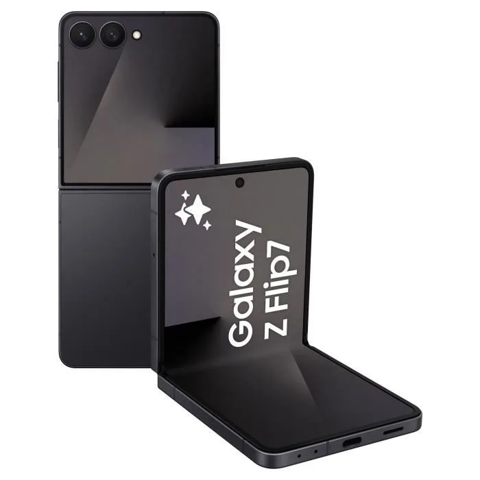 Samsung Smartphone Galaxy Z Flip7 256 Go Noir