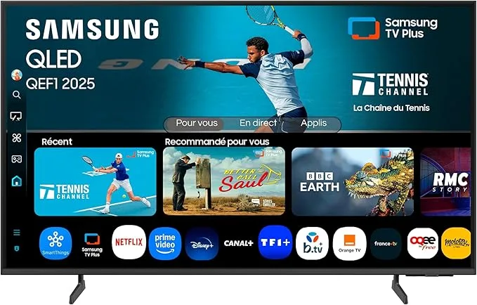 Samsung TV AI 50QEF1 QLED 4K 50 pouces (125 cm) Smart TV Wi-Fi 2025