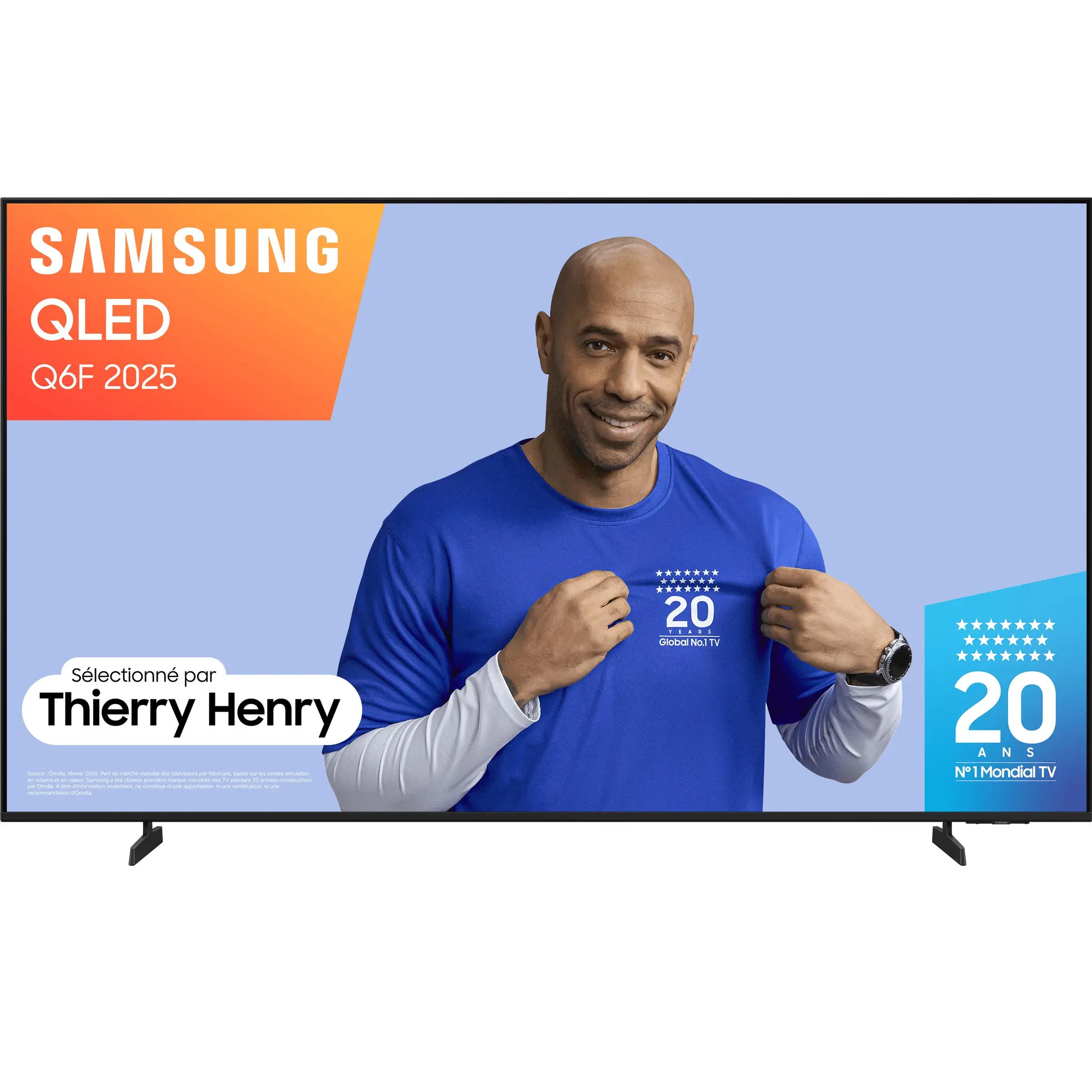 Samsung TV AI 65Q6F QLED 4K 65 pouces (163 cm) Smart TV Wi-Fi 2025