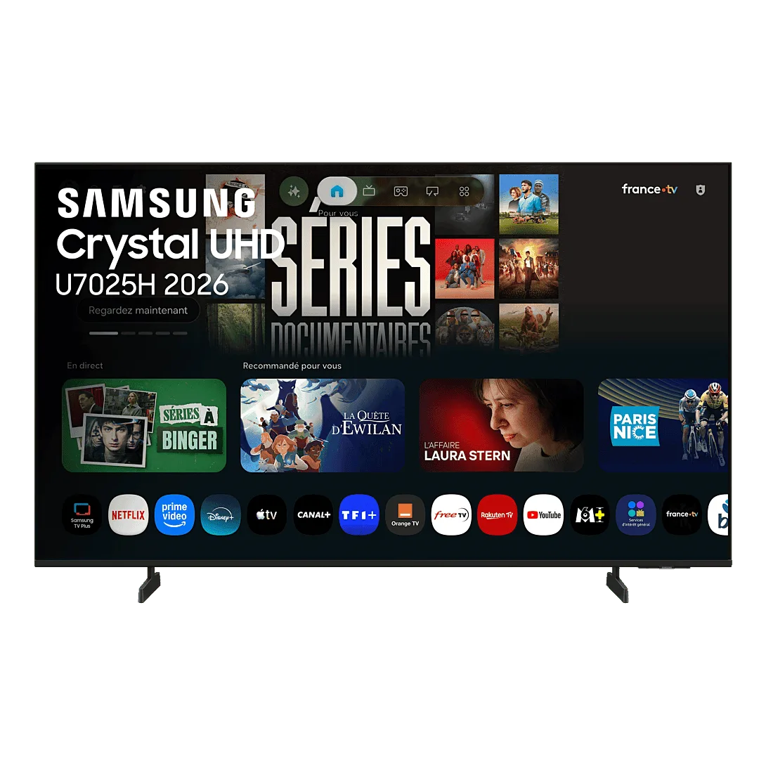 Samsung TV Crystal UHD 50″ U7025H 2026, 4K, Smart TV