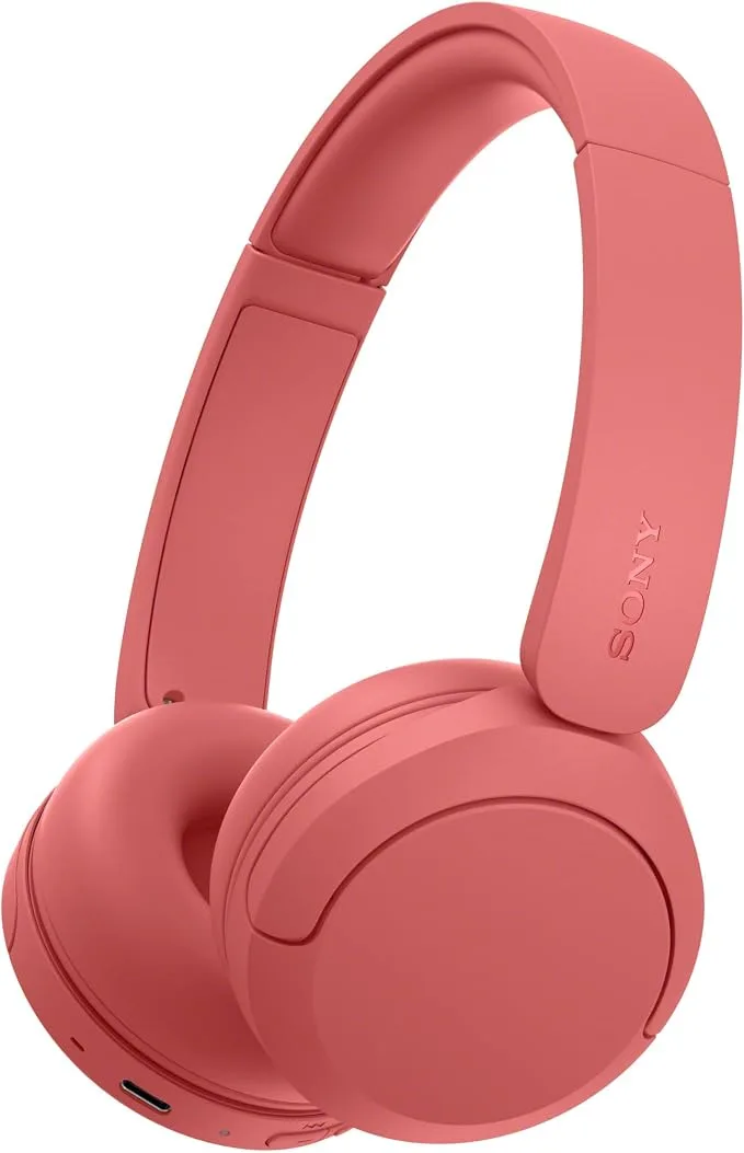 Sony WH-CH530 Casque Bluetooth sans Fil – Rouge Corail Exclusif Amazon