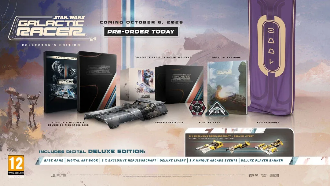 Star Wars Galactic Racer Exclusivité Micromania - Collector Edition - PS5