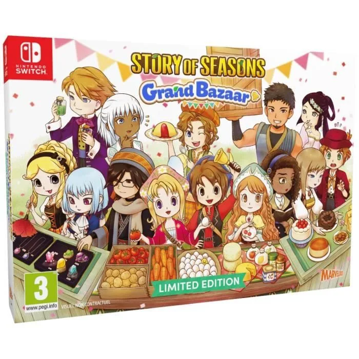 Story of Seasons: Grand Bazaar - Jeu - Limited Edition - Nintendo Switch