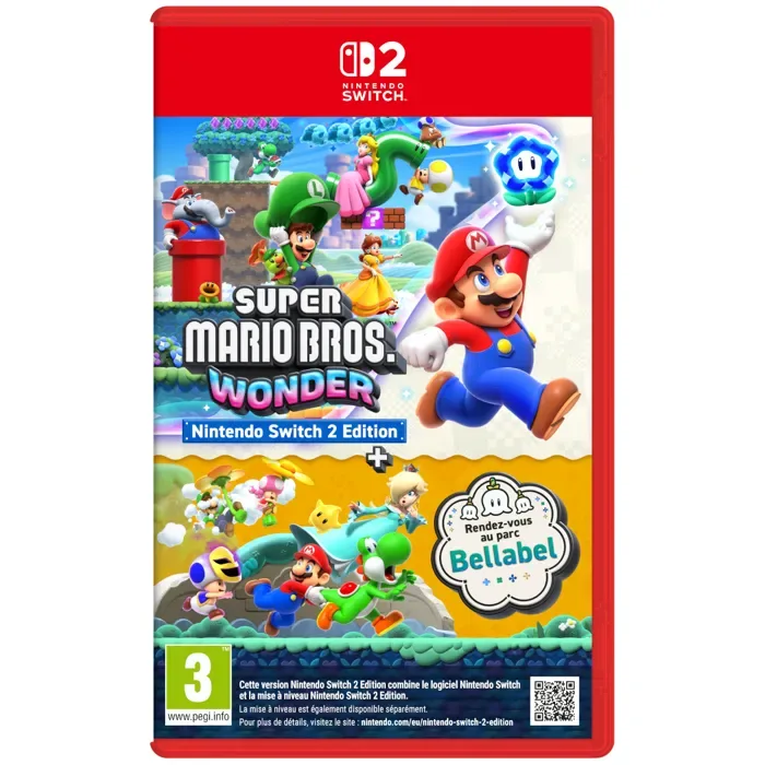 Super Mario Bros. Wonder - Edition + Rendez-vous au parc Bellabel - Nintendo Switch 2