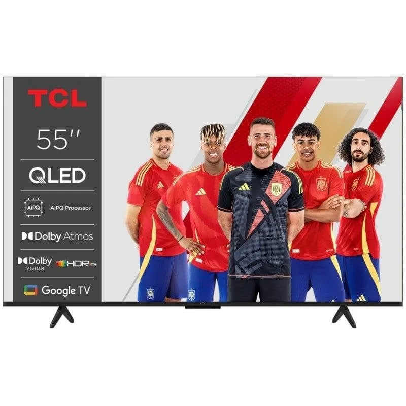 TCL P7K 55P7K TV 139,7 cm (55") 4K Ultra HD Smart TV Wi-Fi Métallique 450 cd/m²