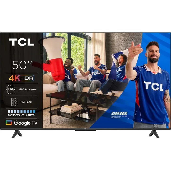 TCL TV LED 4K 50″ (127 cm) 50P6K