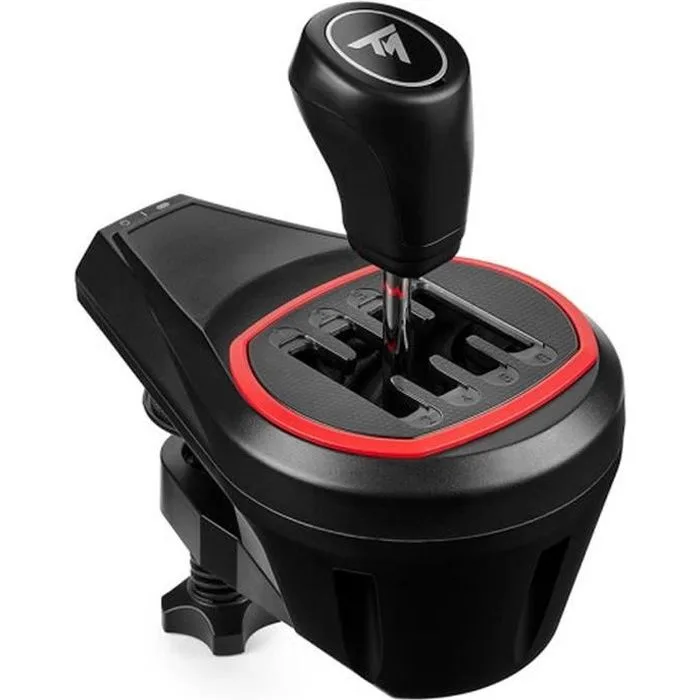 Thrustmaster TH8S Shifter Add-On Levier de vitesse pour PC/consoles - Noir et rouge