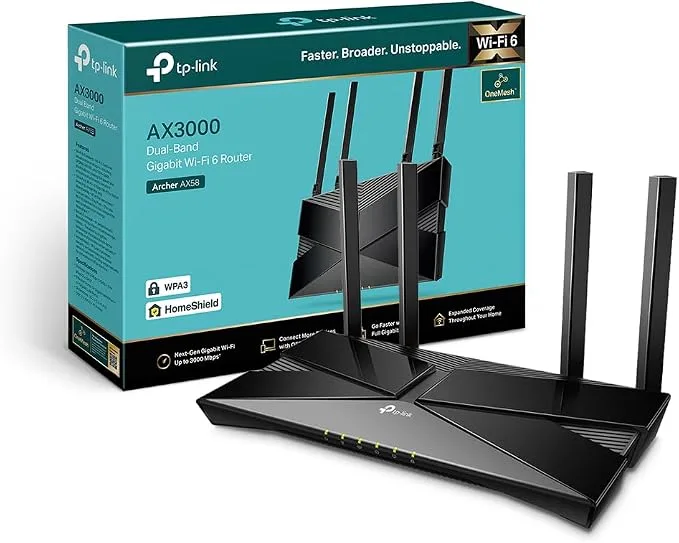 TP-Link Archer AX58 Routeur Wi-Fi 6 AX3000 bi-Bande
