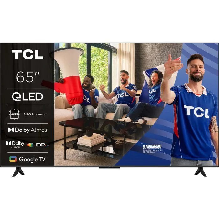 TV TCL 65T69C 4K QLED avec Google TV et Dolby Vision & Atmos