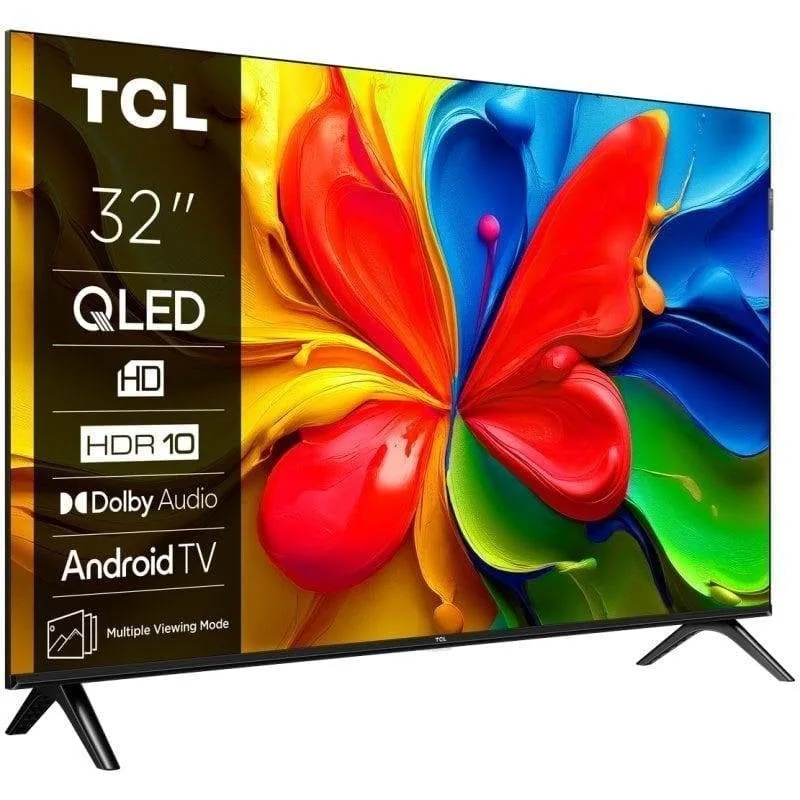 TV TCL HD QLED 32S4K avec Android TV