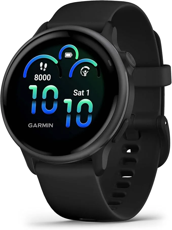 Garmin vívoactive 6, Montre connectée GPS sport & santé, Gray/Noir, 42mm